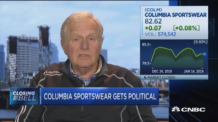 Columbia sportswear CEO explains why company took out first-ever political ad