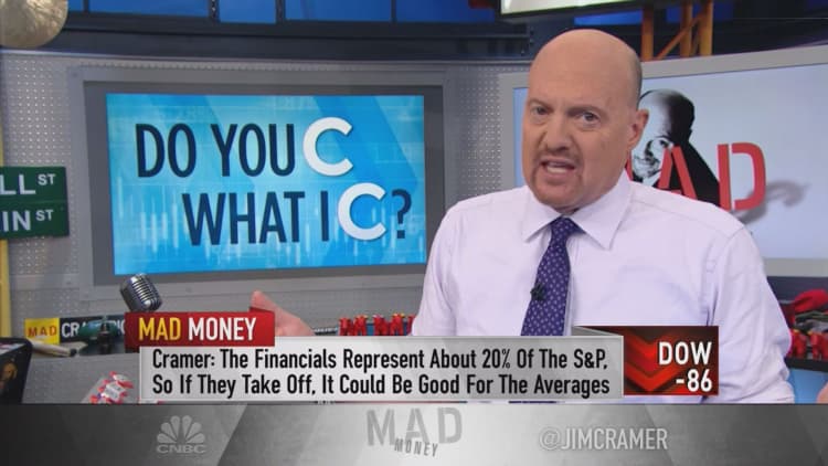 Citi's rally after earnings means we're too worried about recession, says Jim Cramer