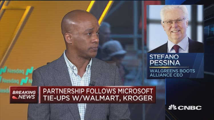 Microsoft and Walgreens unveil 7-year partnership agreement