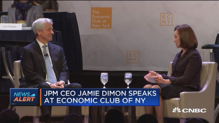 Watch JP Morgan CEO Jamie Dimon speak on the shutdown, Brexit and U.S.-China trade