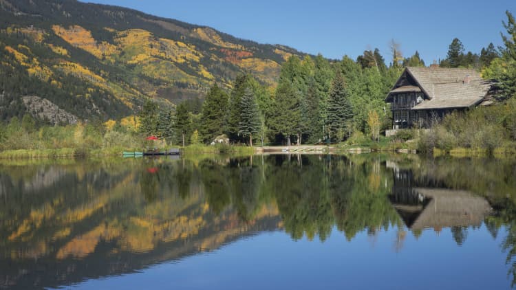 Kevin Costner's Aspen compound has its own 'field of dreams'- take a look inside