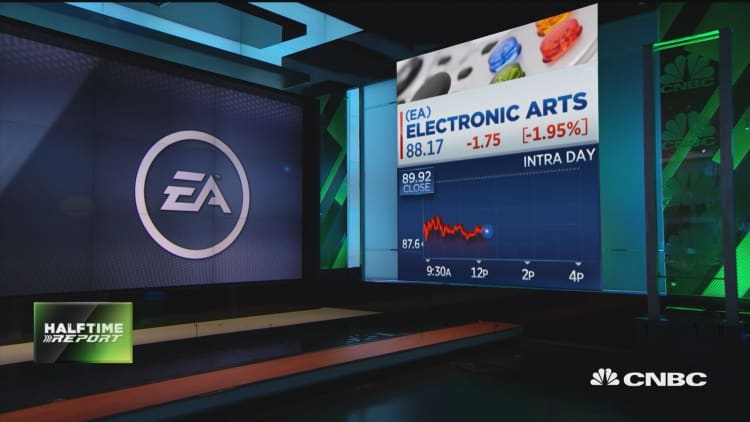Hitting the sidelines on Electronic Arts