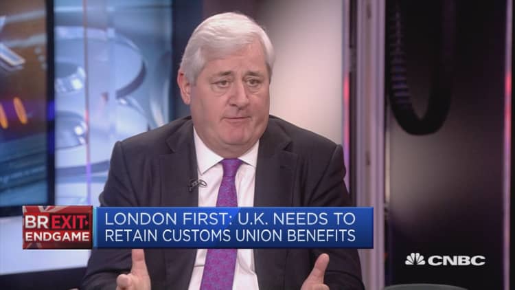 London First chairman: No-deal Brexit a threat against Britain, not EU