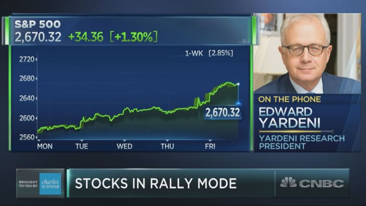 Market's win streak is no fluke, Wall Street bull Ed Yardeni sees record gains ahead