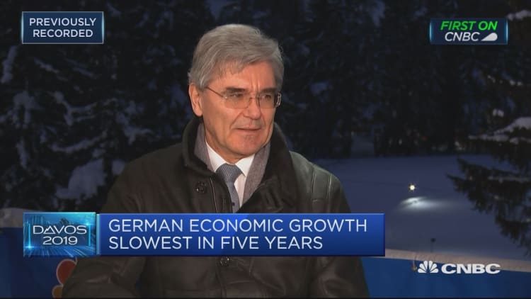 Next industrial revolution is about free trade, Siemens CEO says