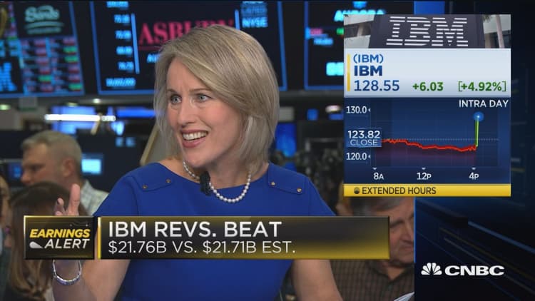 IBM beats earnings, sets higher than expected 2019 guidance