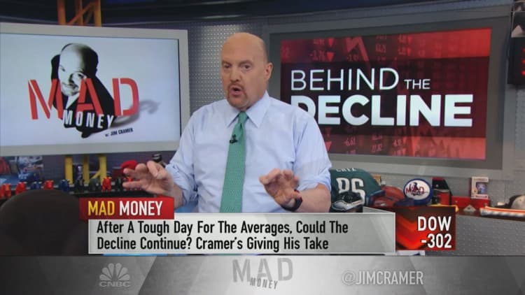 Cramer warns, 'careful about how much you sell' at these levels