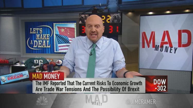 China's slowing growth improves the chances for an 'advantageous' trade deal: Jim Cramer