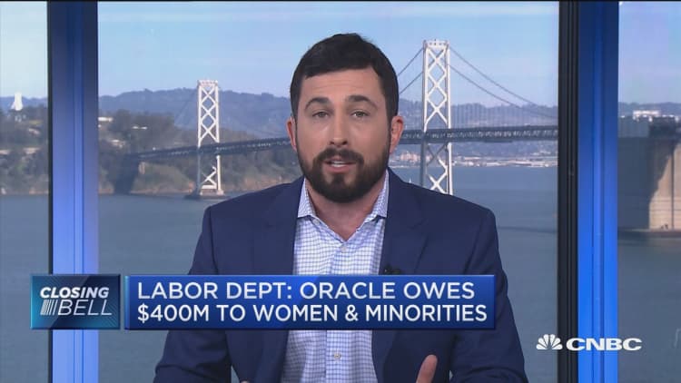 Labor Dept. accuses Oracle of underpaying women, minorities