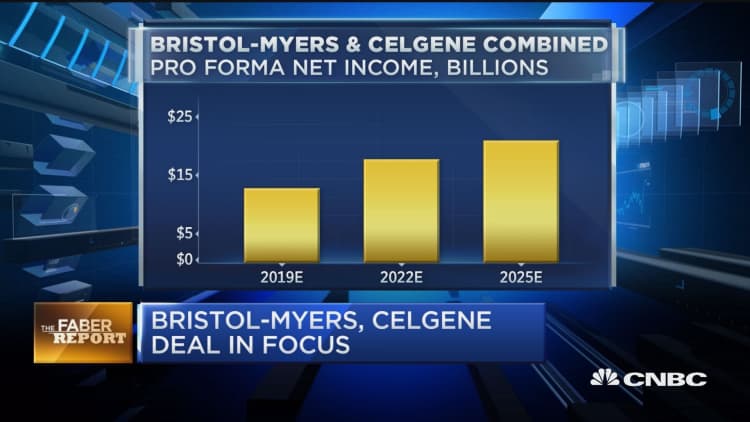 Bristol-Myers, Celgene deal in focus