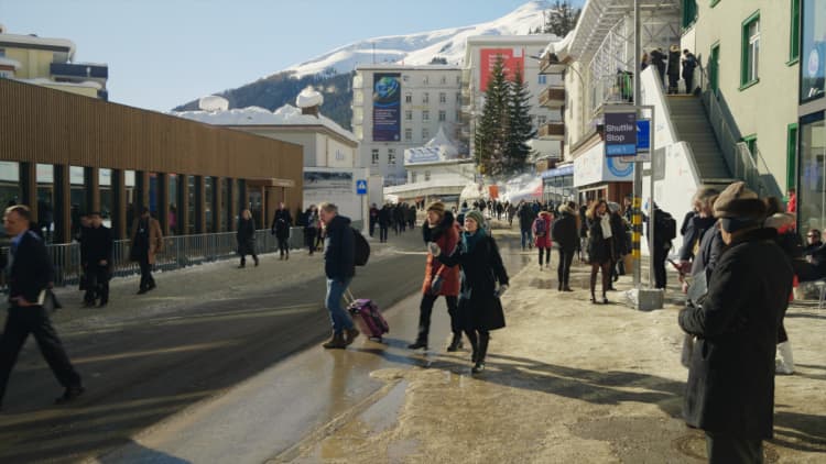 No badge, no problem: Meet the people who go to Davos without an invite