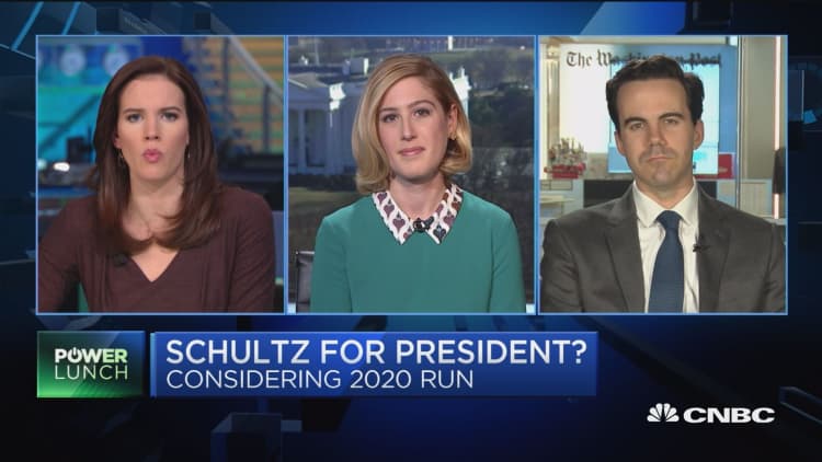 Schultz must start building his party now if he wants to run, says WaPo's Costa