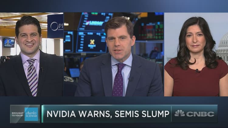 Nvidia's warning spooks semis stocks