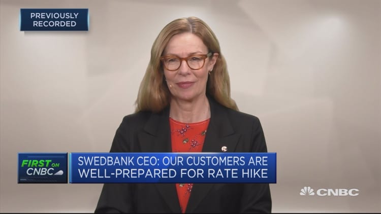 Swedbank’s underlying business very strong but volatility will continue: CEO