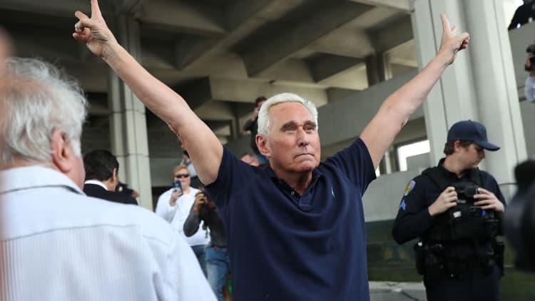 Roger Stone pleads not guilty at D.C. arraignment