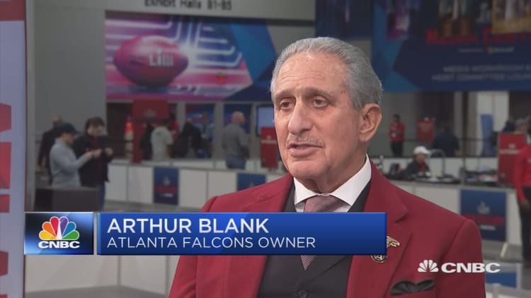 Legendary Atlanta Falcons owner Arthur Blank on Super Bowl LIII