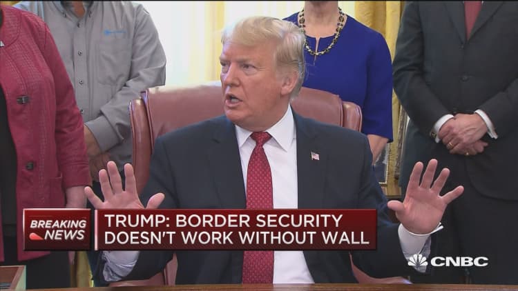 President Trump: I won't wait for congressional deal on wall