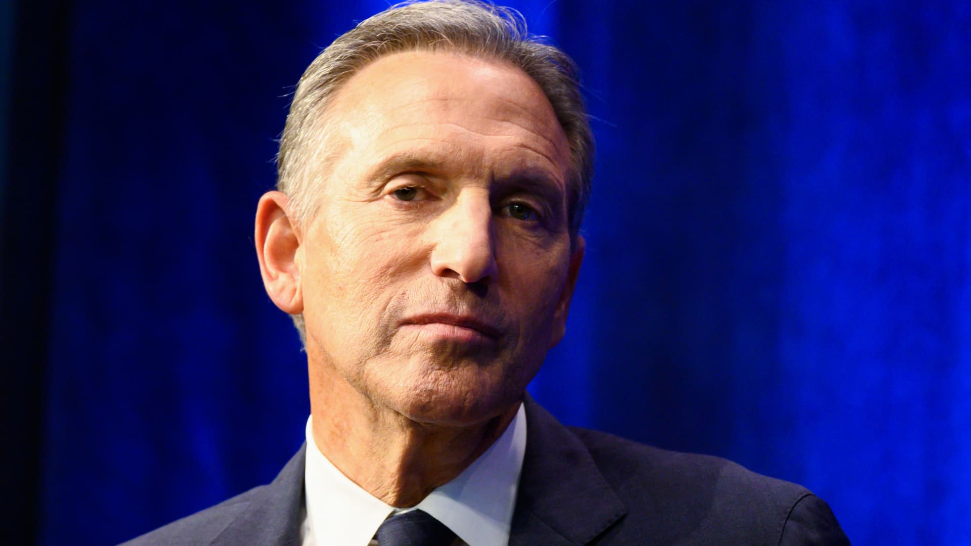 Former Chairman and CEO of Starbucks, Howard Schultz, speaks during the presentation of his book 'From The Ground Up' on January 28, 2019 in New York City.
