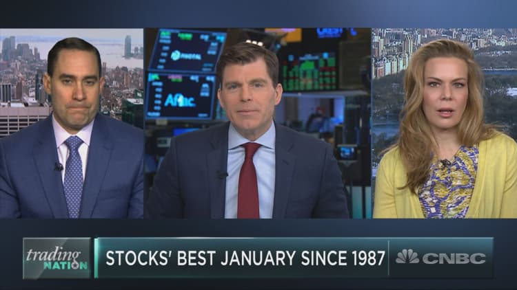 Stocks just had their best January since 1987, but can it continue?