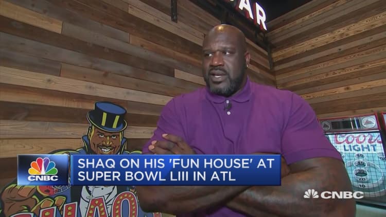 Shaquille O'Neal on bringing his 'Fun House' to Atlanta for a carnival-themed Super Bowl party