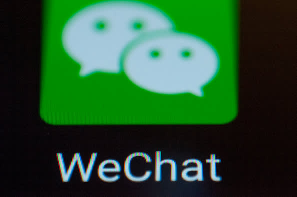 WeChat Icon Logo editorial image. Illustration of social - 223937635