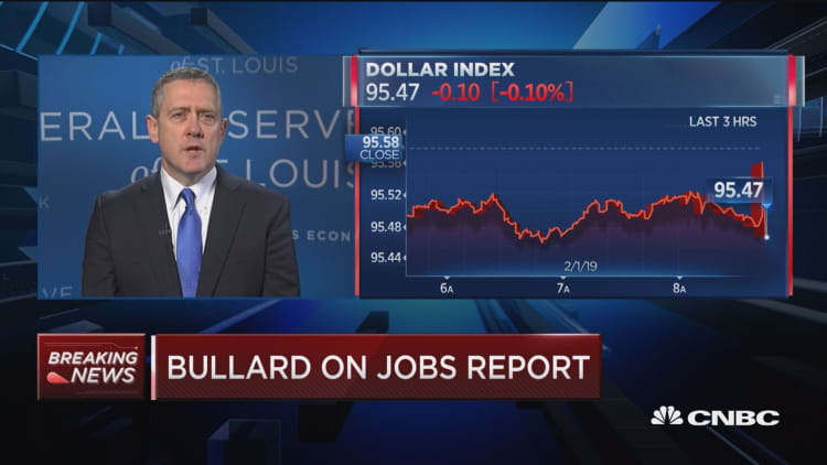 Watch CNBC's full interview with St. Louis Fed president James Bullard