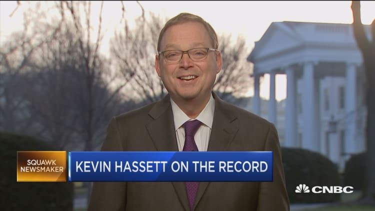 Economic growth is not prompting inflation, says White House's Kevin Hassett