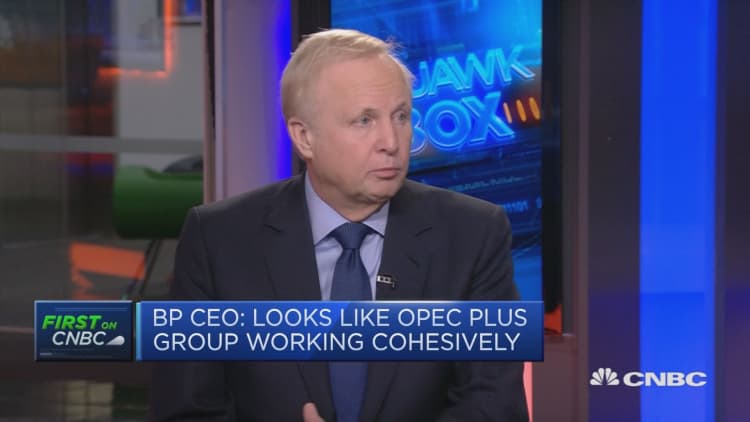 BP planning for oil price of $50 to $65 a barrel, CEO says