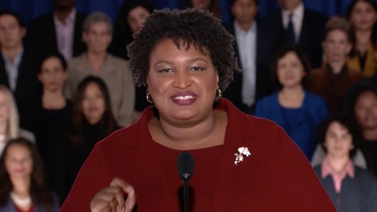 Stacey Abrams delivers Democratic response to State of the Union