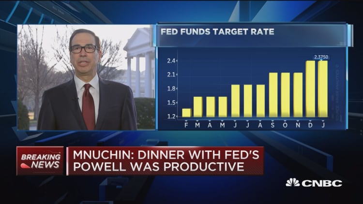 Treasury Secretary Steve Mnuchin on the meeting between Fed Chair Powell and President Trump