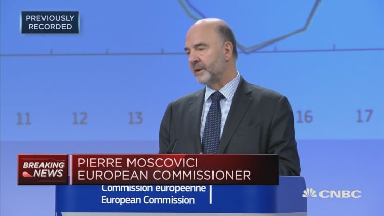 EU’s Moscovici: All EU members to grow at slower pace in 2019