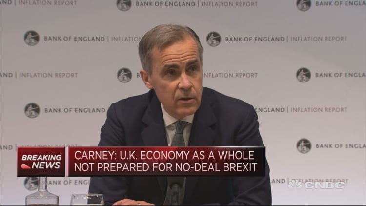 BOE's Carney: Fog of Brexit causing short-term volatility