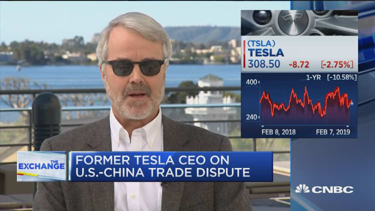 Former Tesla CEO on electric vehicle growth