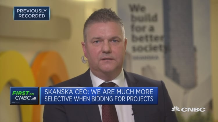 Hiring the right people a global challenge, Skanska CEO says