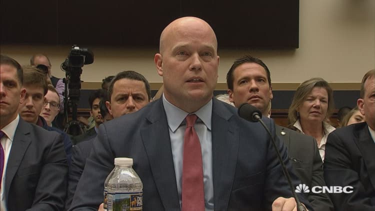 Acting Attorney General Whitaker stalls on answering Mueller questions