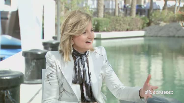 People have a hard time coping with changes, Arianna Huffington says