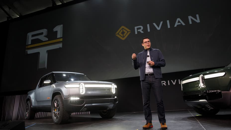 amazon, general motors are in talks to invest in tesla rival rivian: reuters, citing sources
