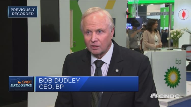 Oil price should be between $50 and $65 a barrel, BP CEO says