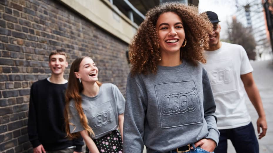 Lego launches clothes for but can only buy it on Snapchat