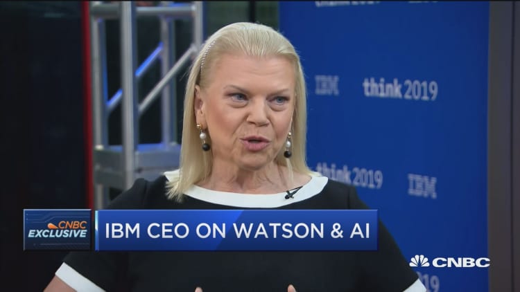 IBM CEO Ginni Rometty: Hybrid cloud is a trillion dollar market and we'll be number one