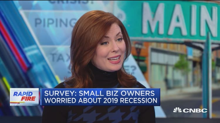 Small business owners worry about recession in 2019