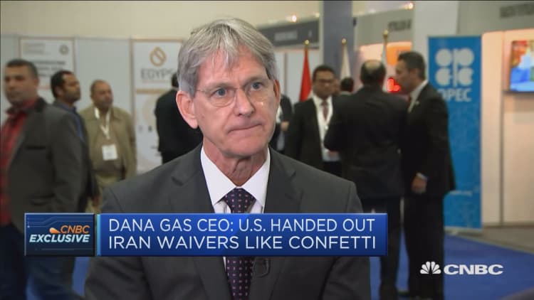 The US gave out Iran oil waivers like 'confetti': Dana Gas CEO