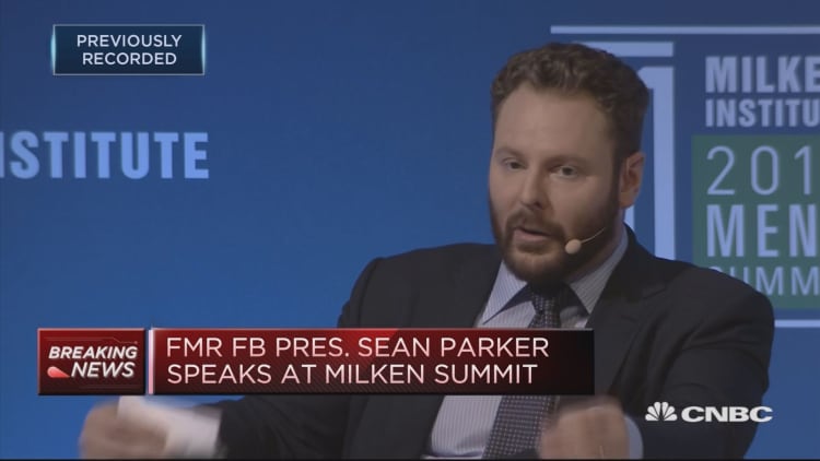 Sean Parker: Don't worry about Elon Musk's 'comic book' A.I. vision