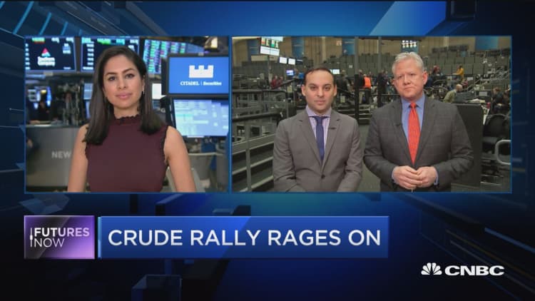 Crude rally continues—Here's where traders say it's headed