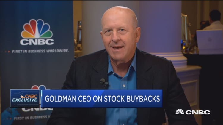 Goldman Sachs CEO: Economic activity in US is chugging along pretty well