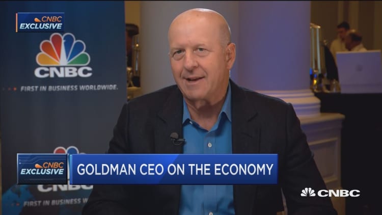 Goldman CEO David Solomon says the economy is in good shape