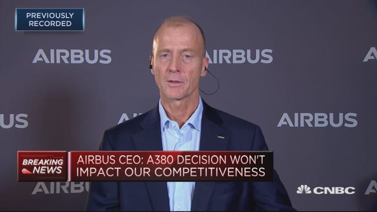 Brexit costs in the double-digit millions and rising, Airbus CEO says