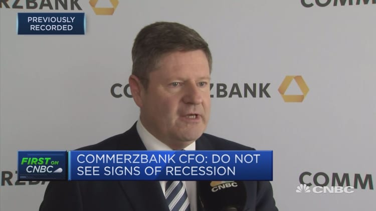 Commerzbank still cutting 9,600 jobs, CFO says