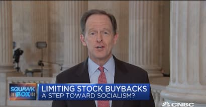 There's no problem to solve with stock buybacks, says GOP Sen. Toomey