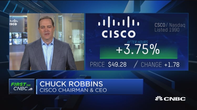 Cisco CEO Chuck Robbins addresses Morgan Stanley downgrade